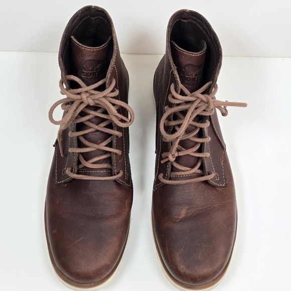 Sorel Kezar Men\'s Tall Lace Up Waterproof Leather Lug Sole Utility Boots Sz.11 main image 6
